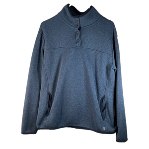 EDDIE Bauer Women’s Blue Fleece Pullover Size Large